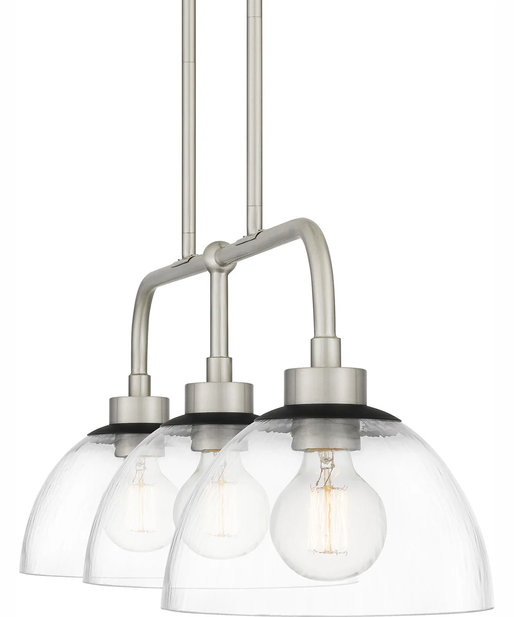 Halsey Medium 3-light Island Light Brushed Nickel - Image 6