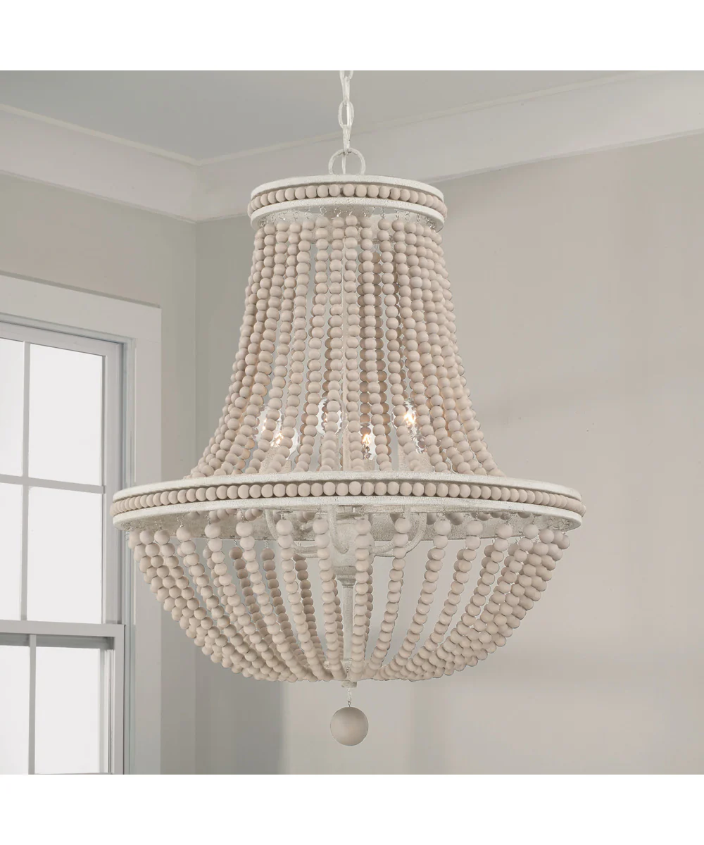Handley 6-Light Chandelier Sand Dollar - Image 3