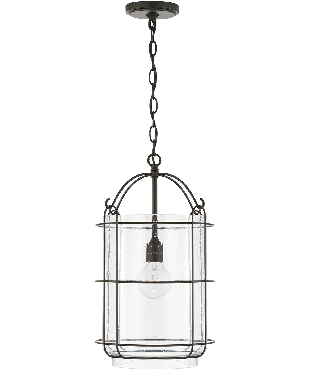 Harmon 1-Light Pendant Matte Black
