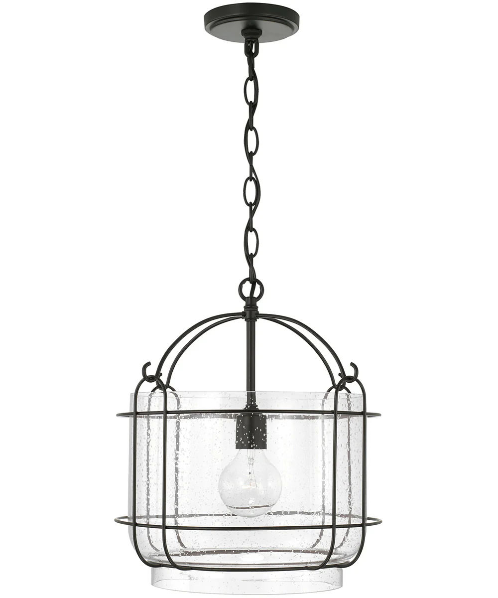 Harmon 1-Light Pendant Matte Black