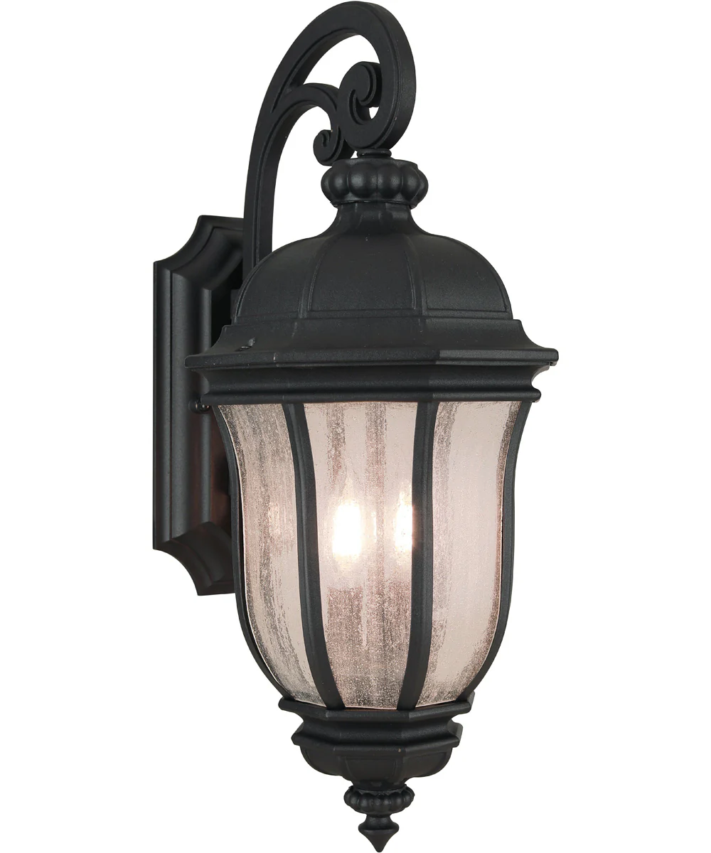 Harper 2-Light Outdoor Lighting Textured Black - Image 2