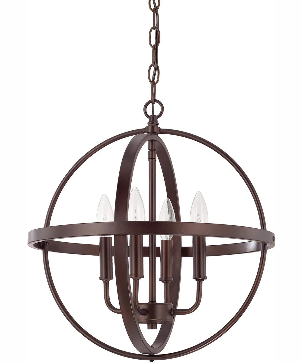 Hartwell 4-Light Pendant Bronze