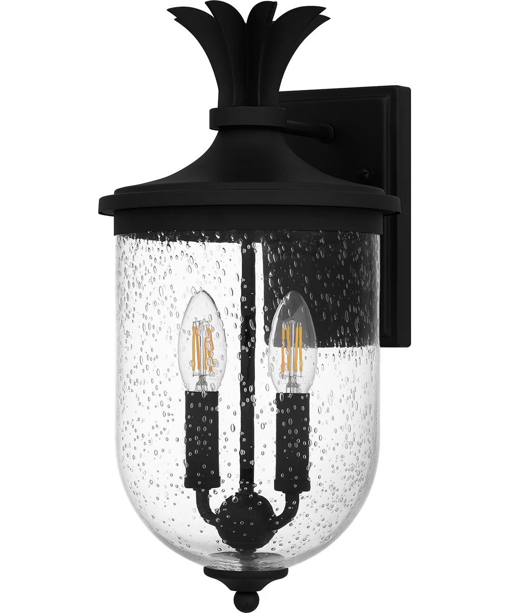 Havana Medium 2-light Outdoor Wall Light Earth Black - Image 2
