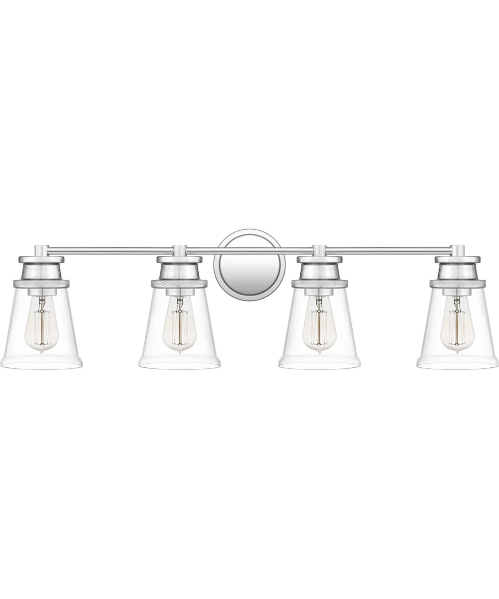 Haverfield Extra Large 4-light Bath Light Polished Chrome - Image 3