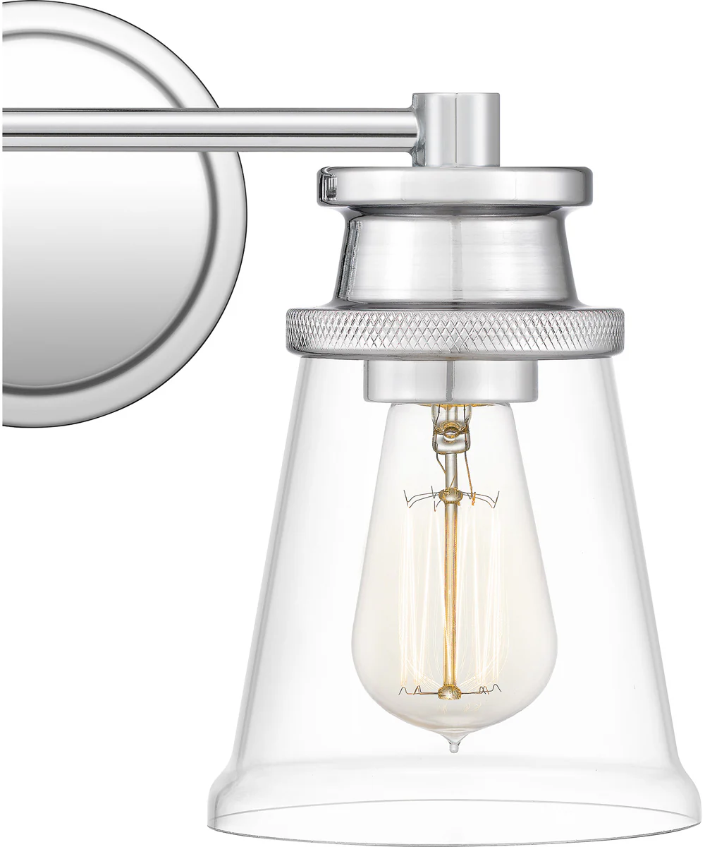 Haverfield Medium 2-light Bath Light Polished Chrome - Image 6