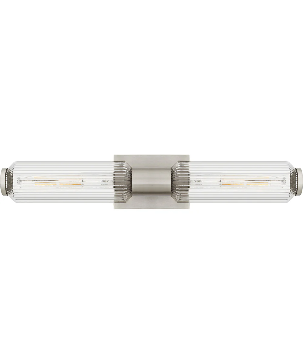 Hawes Medium 2-light Bath Light Brushed Nickel - Image 2