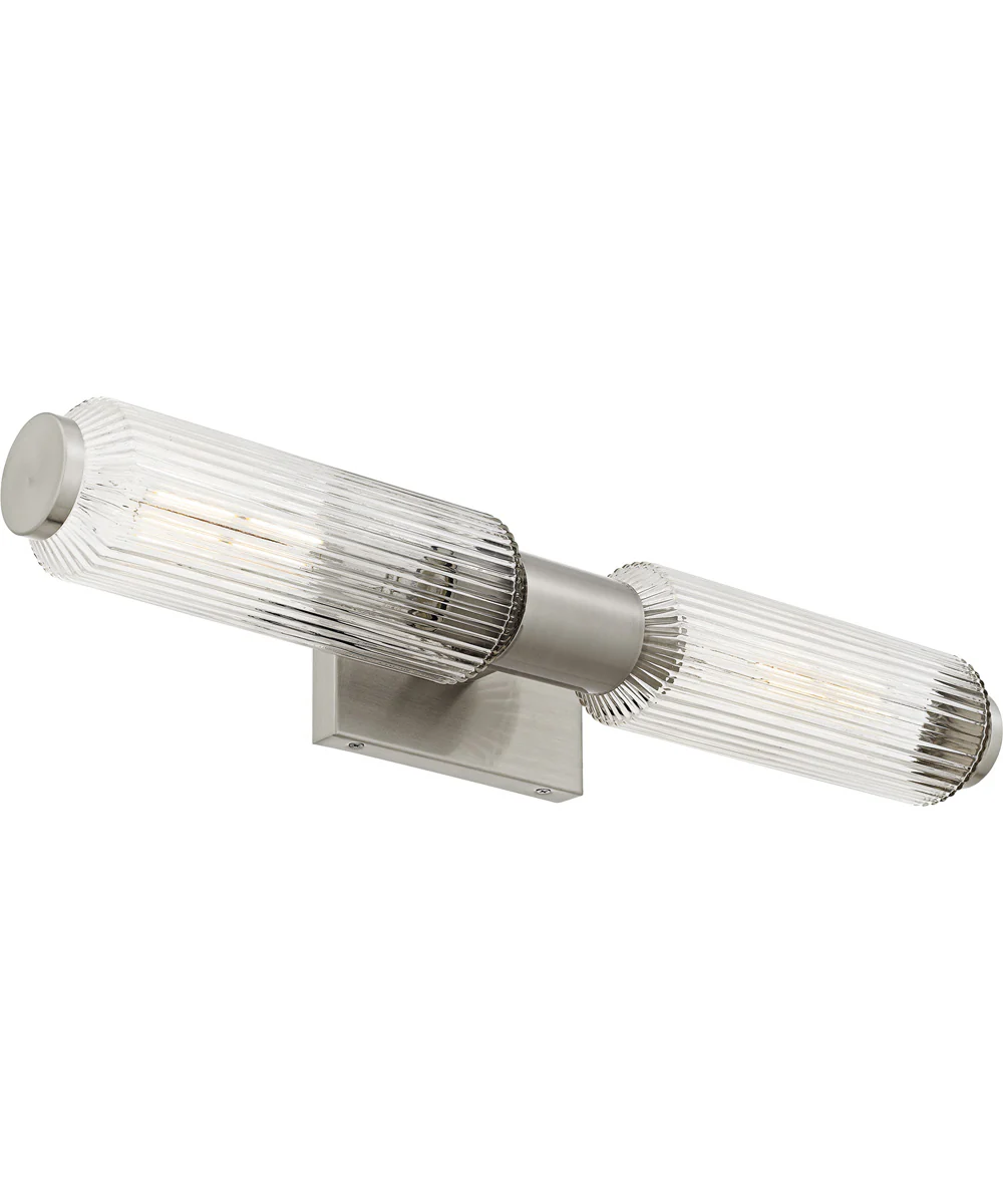 Hawes Medium 2-light Bath Light Brushed Nickel - Image 3
