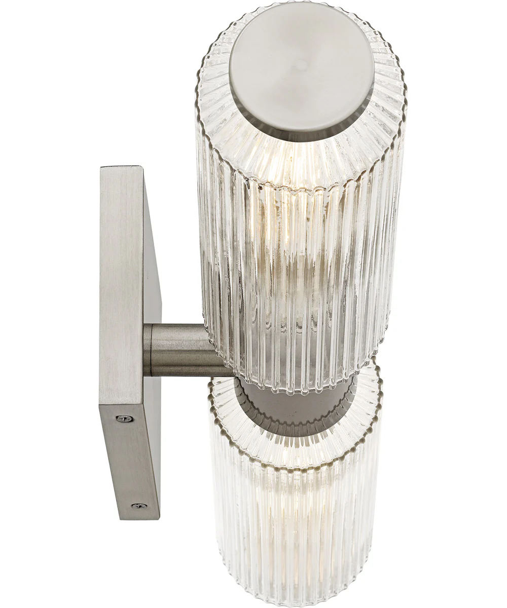 Hawes Medium 2-light Bath Light Brushed Nickel - Image 4