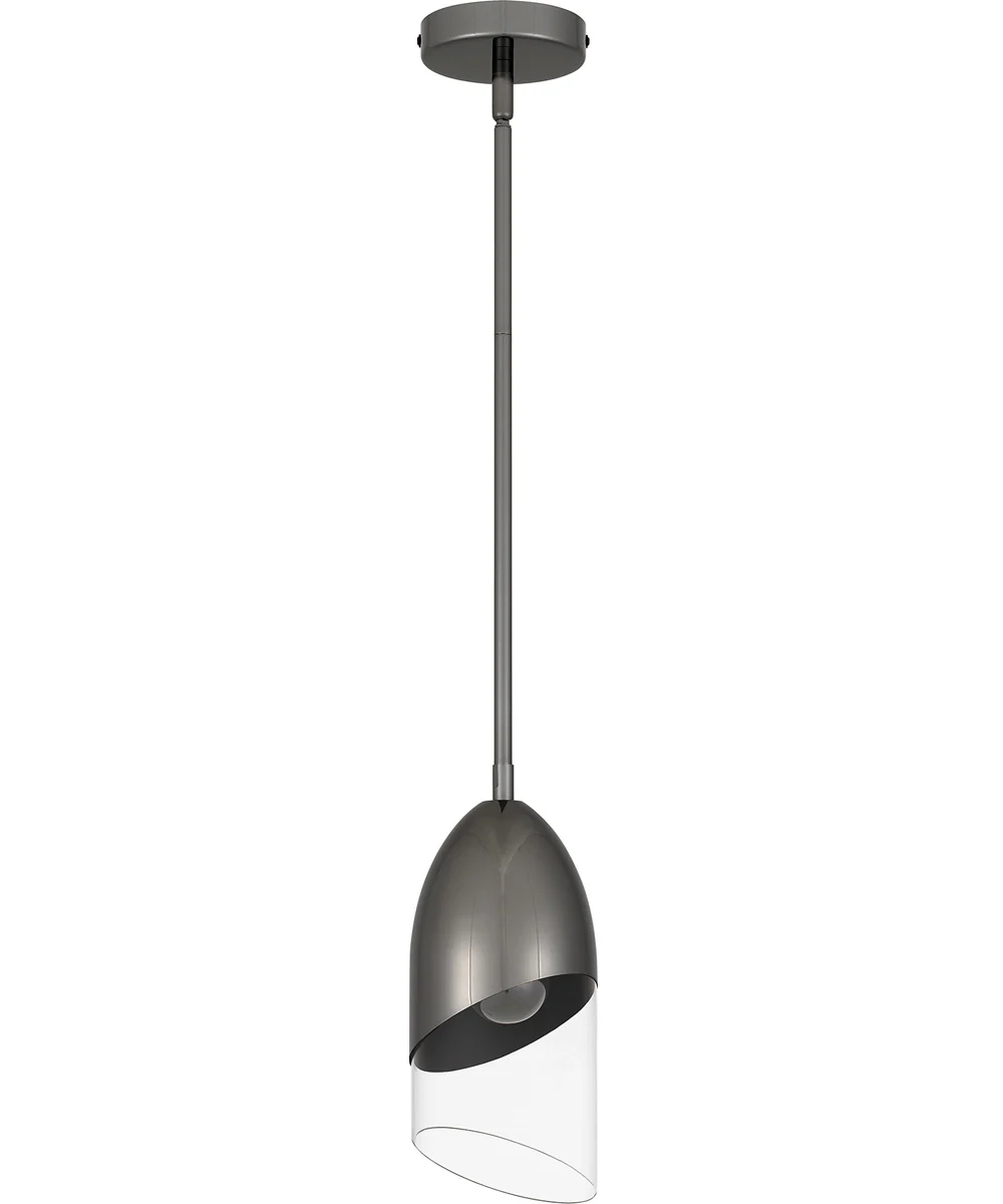 Haynes Small 1-light Mini Pendant Black Chrome - Image 2