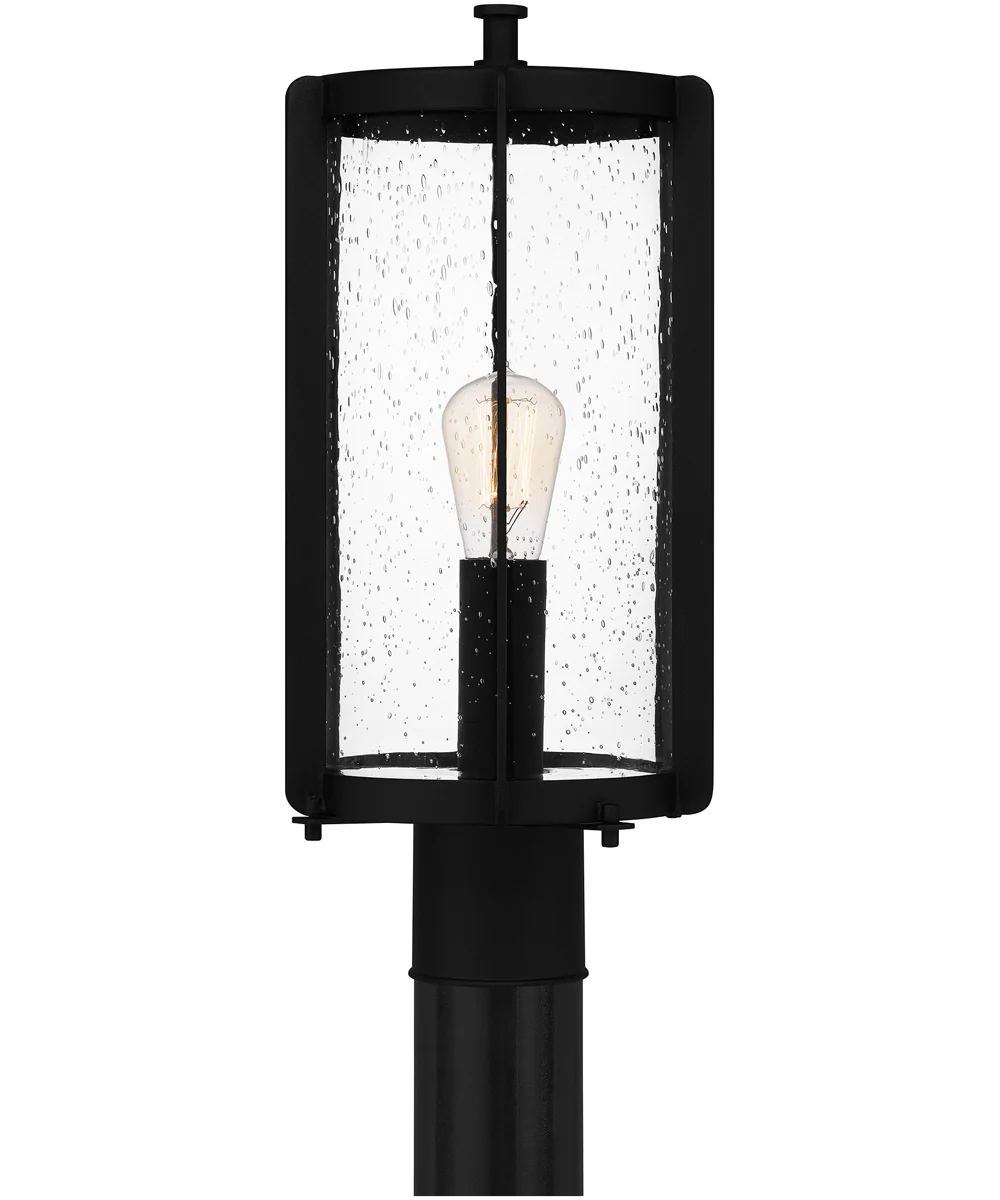 Hazel Large 1-light Outdoor Post Light  Coastal Armour Aluminum Earth Black - Image 4