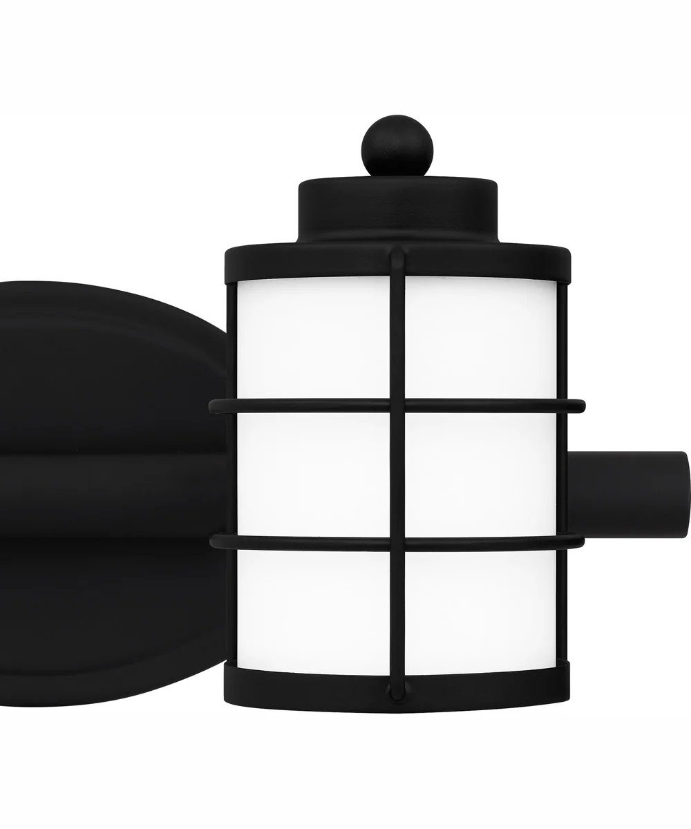 Hazlett Medium 2-light Bath Light Matte Black - Image 6