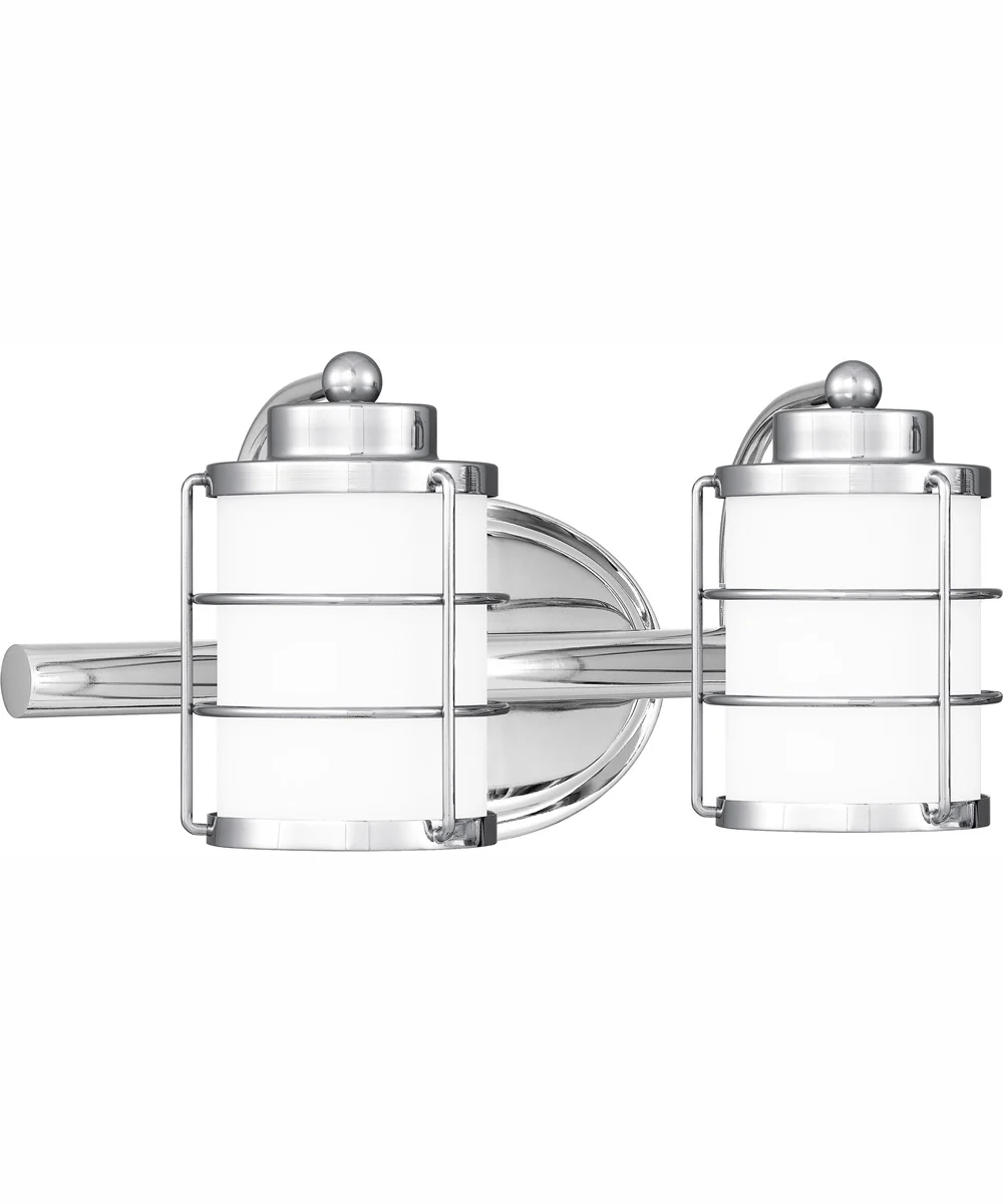 Hazlett Medium 2-light Bath Light Polished Chrome - Image 4