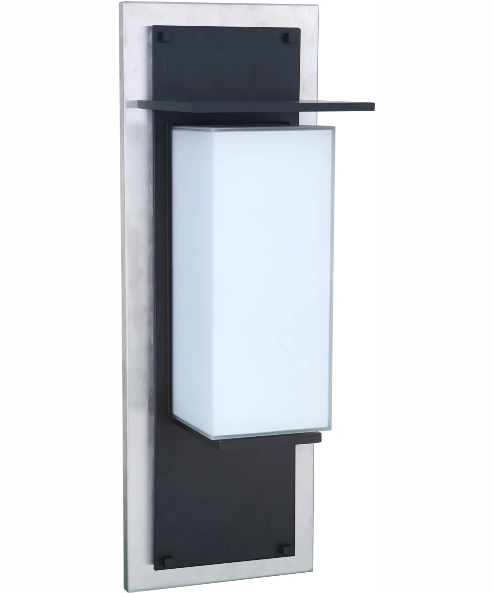 Heights 1-Light Outdoor Wall Lantern Stainless Steel / Midnight - Image 3