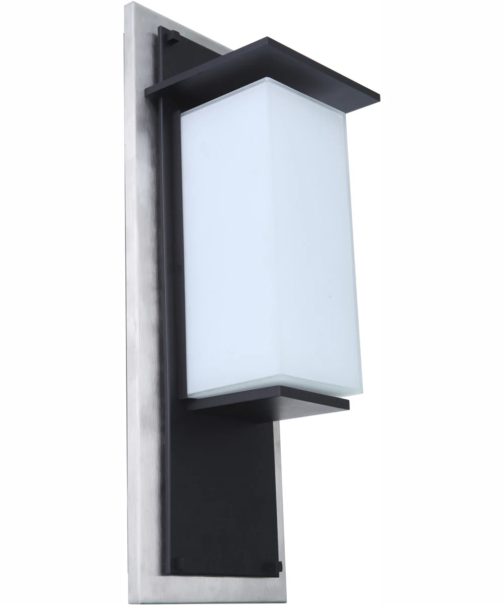 Heights 1-Light Outdoor Wall Lantern Stainless Steel / Midnight - Image 6