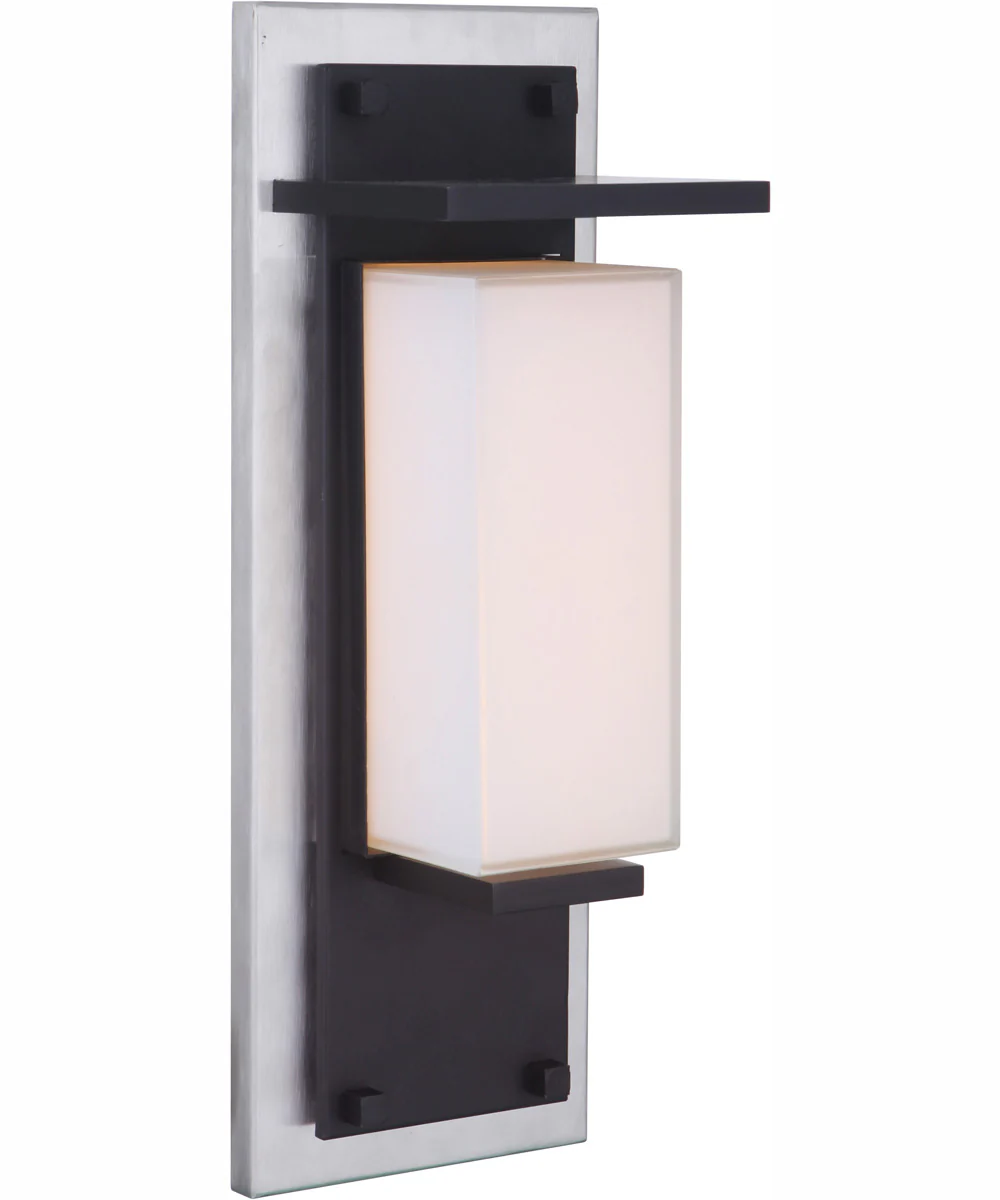Heights 1-Light Outdoor Wall Lantern Stainless Steel / Midnight - Image 3