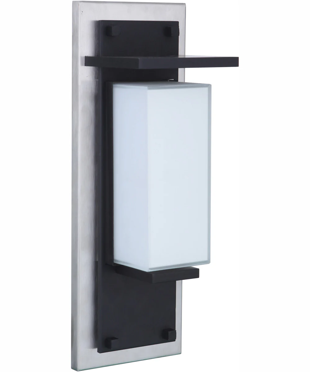Heights 1-Light Outdoor Wall Lantern Stainless Steel / Midnight - Image 4