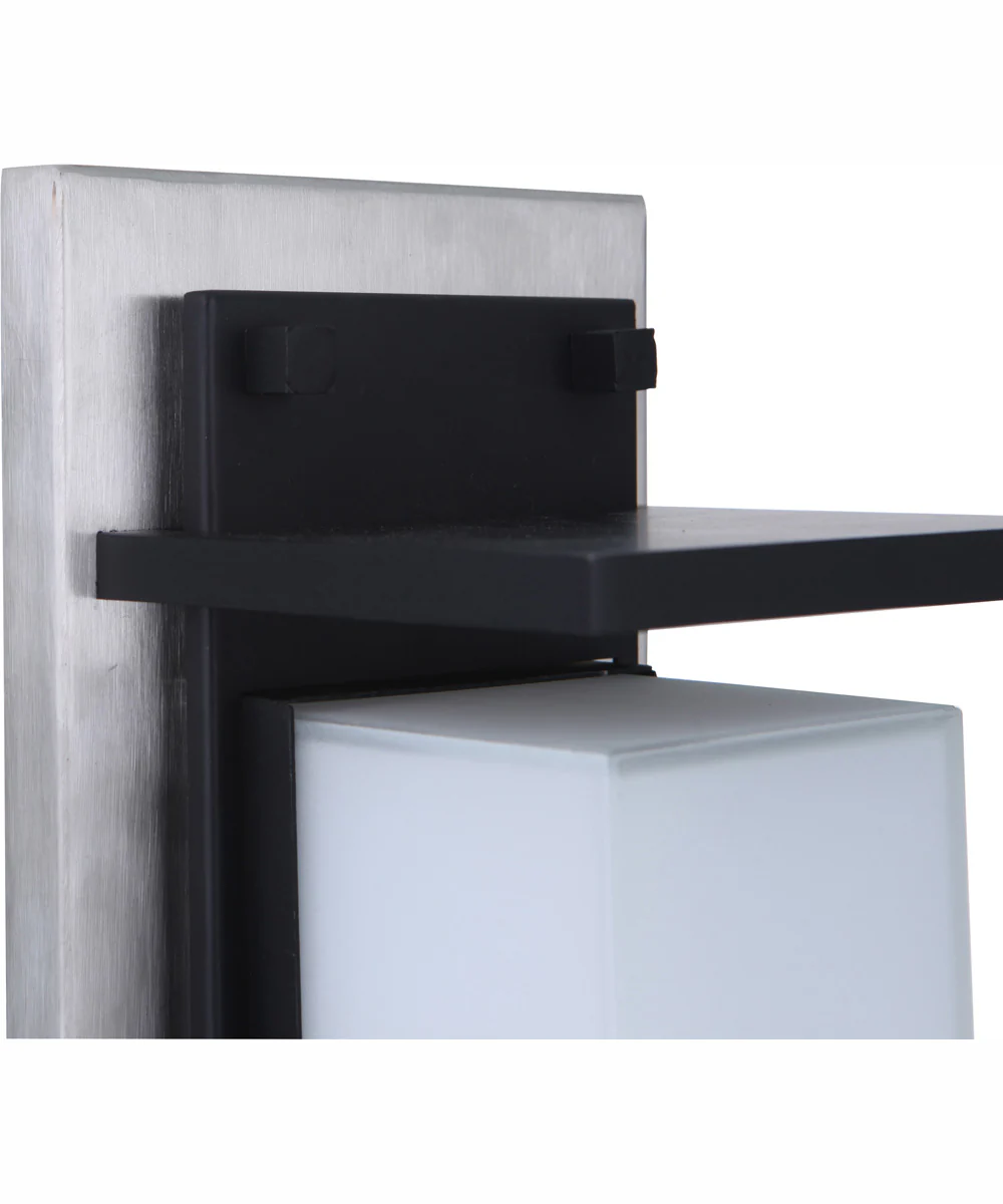 Heights 1-Light Outdoor Wall Lantern Stainless Steel / Midnight - Image 7