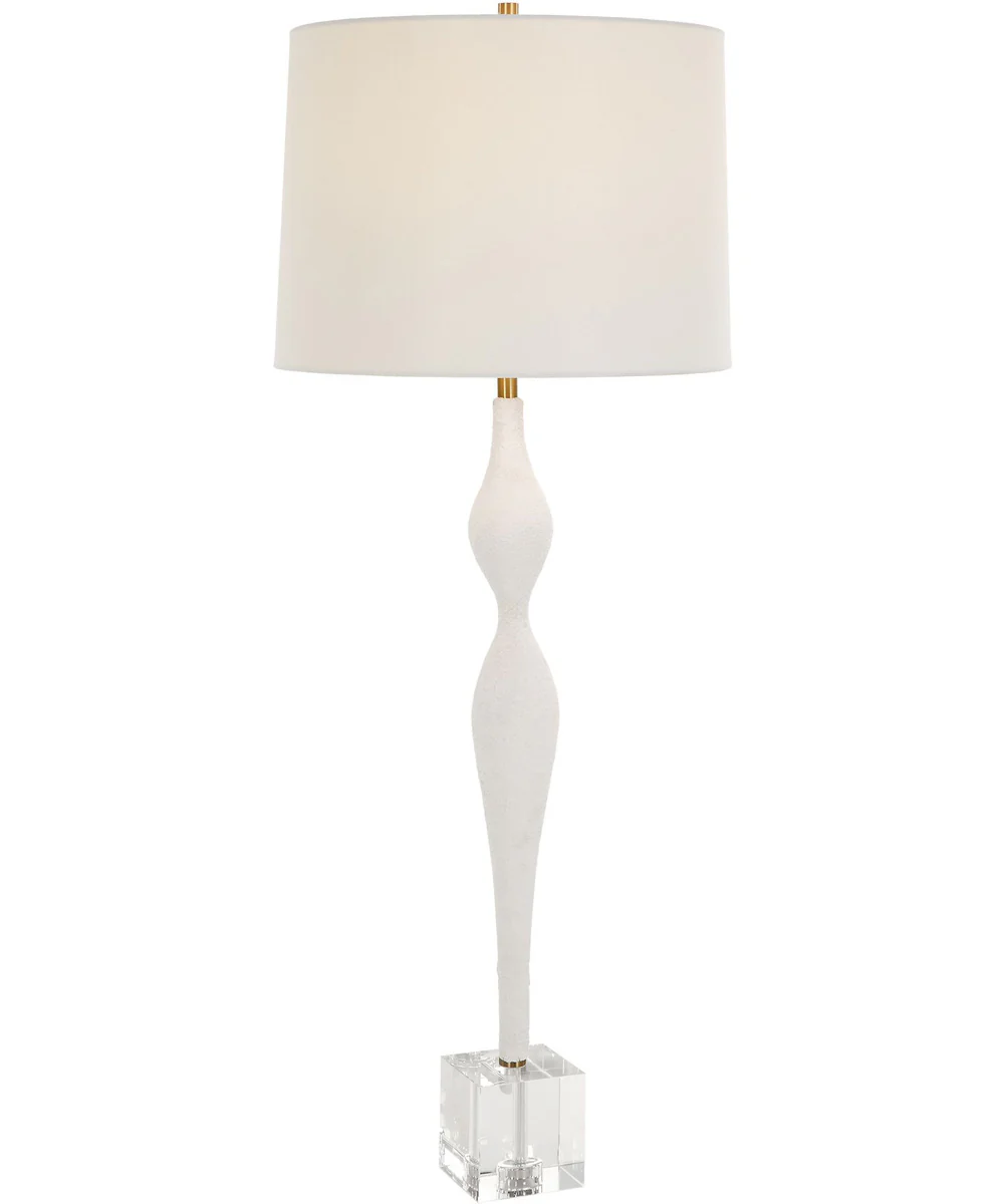 Helena Slender White Table Lamp