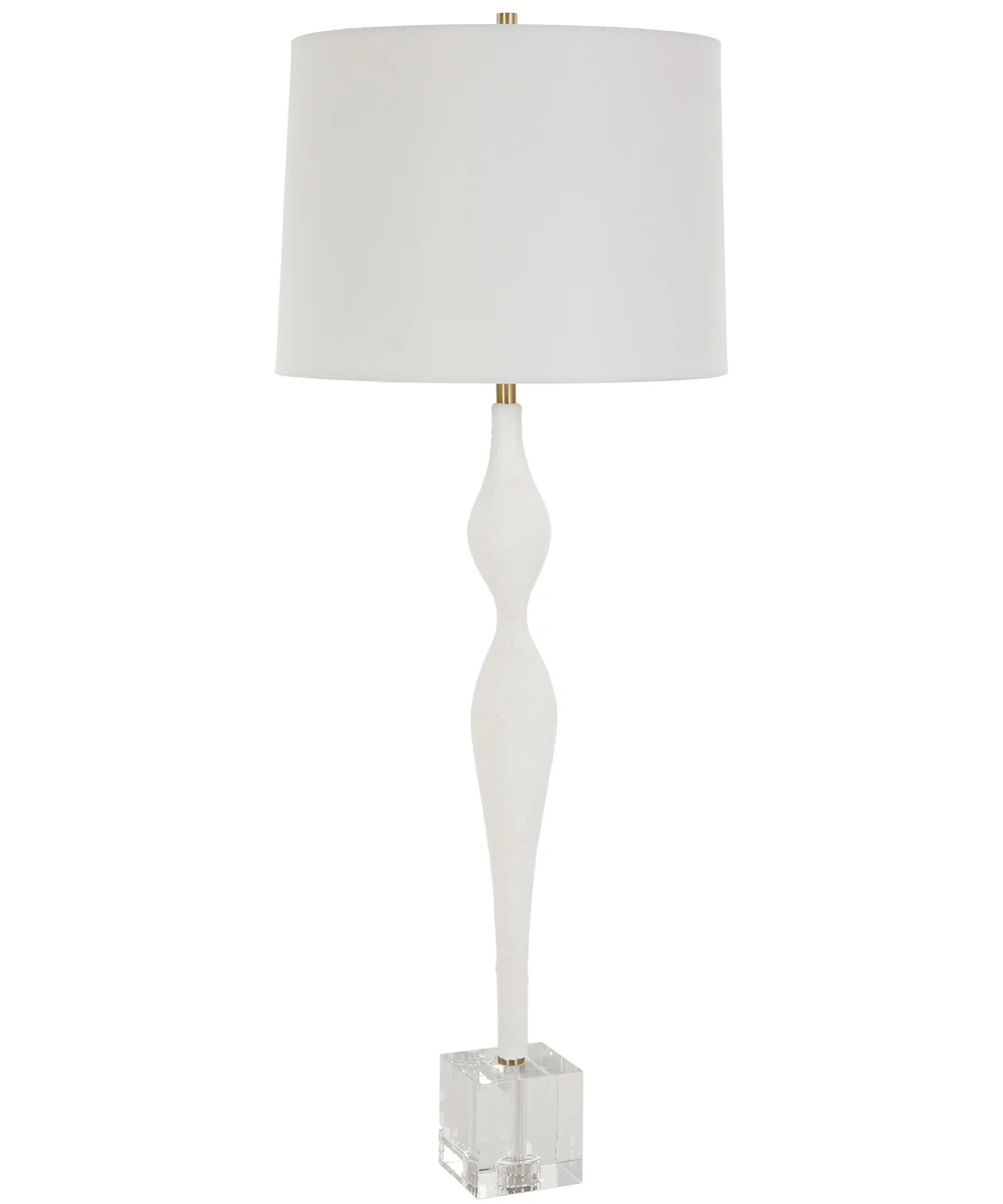 Helena Slender White Table Lamp - Image 4