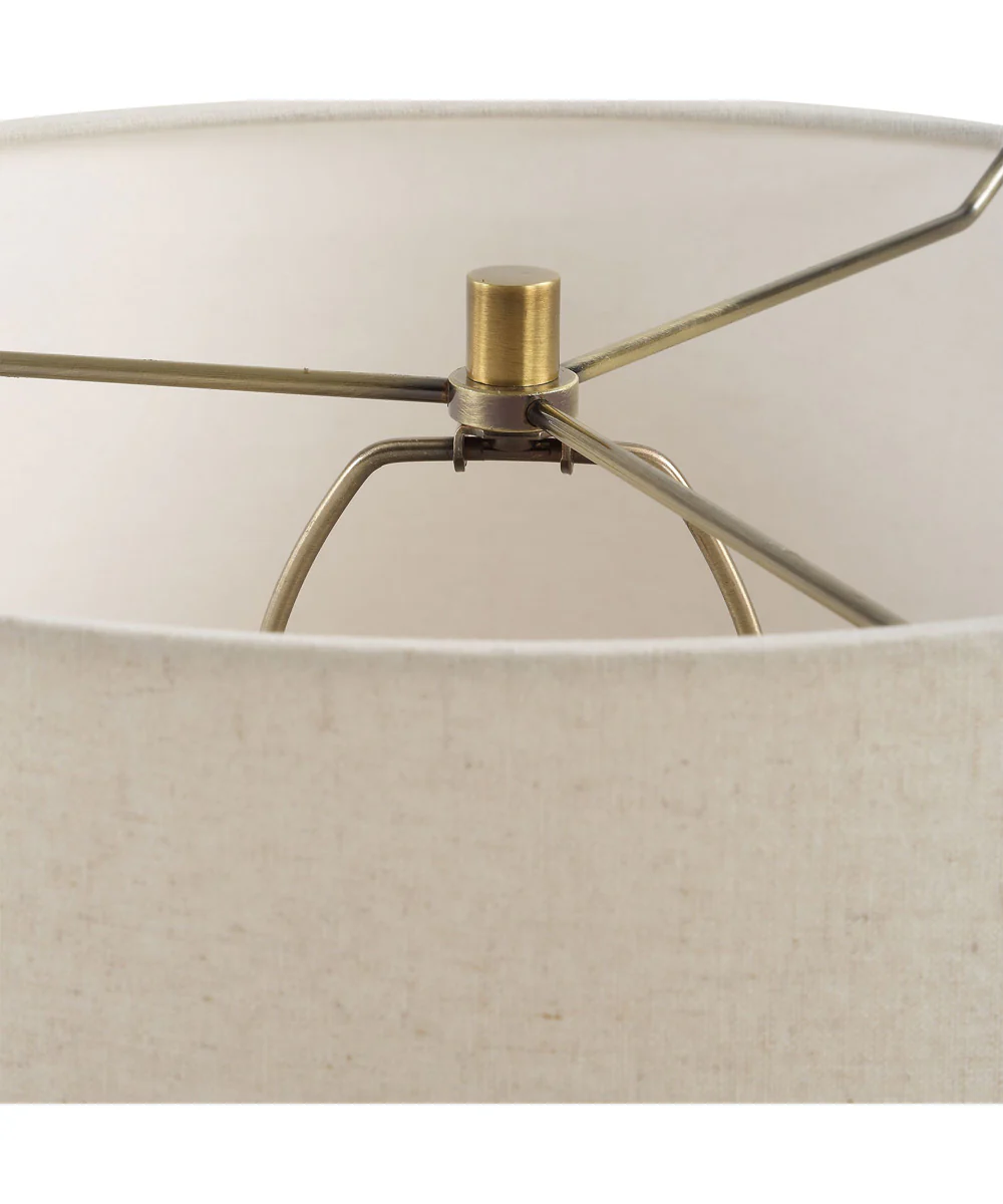 Hemisphere Travertine Table Lamp - Image 6