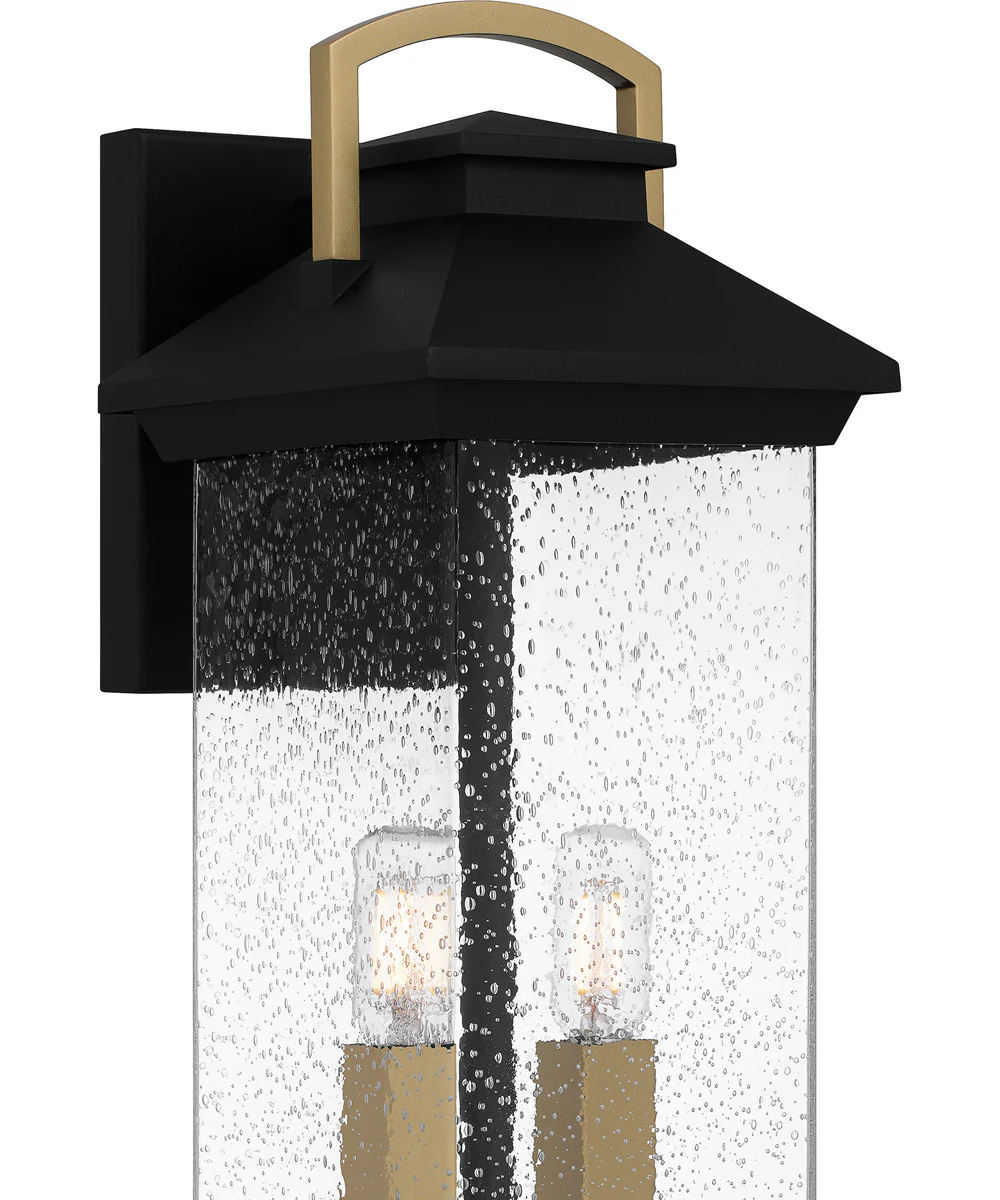Henderson Large 2-light Outdoor Wall Light  Coastal Armour Aluminum Earth Black - Image 5