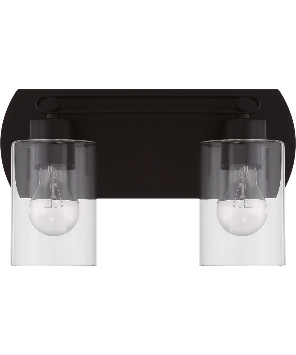 Hendrix 2-Light Lighting Flat Black - Image 3