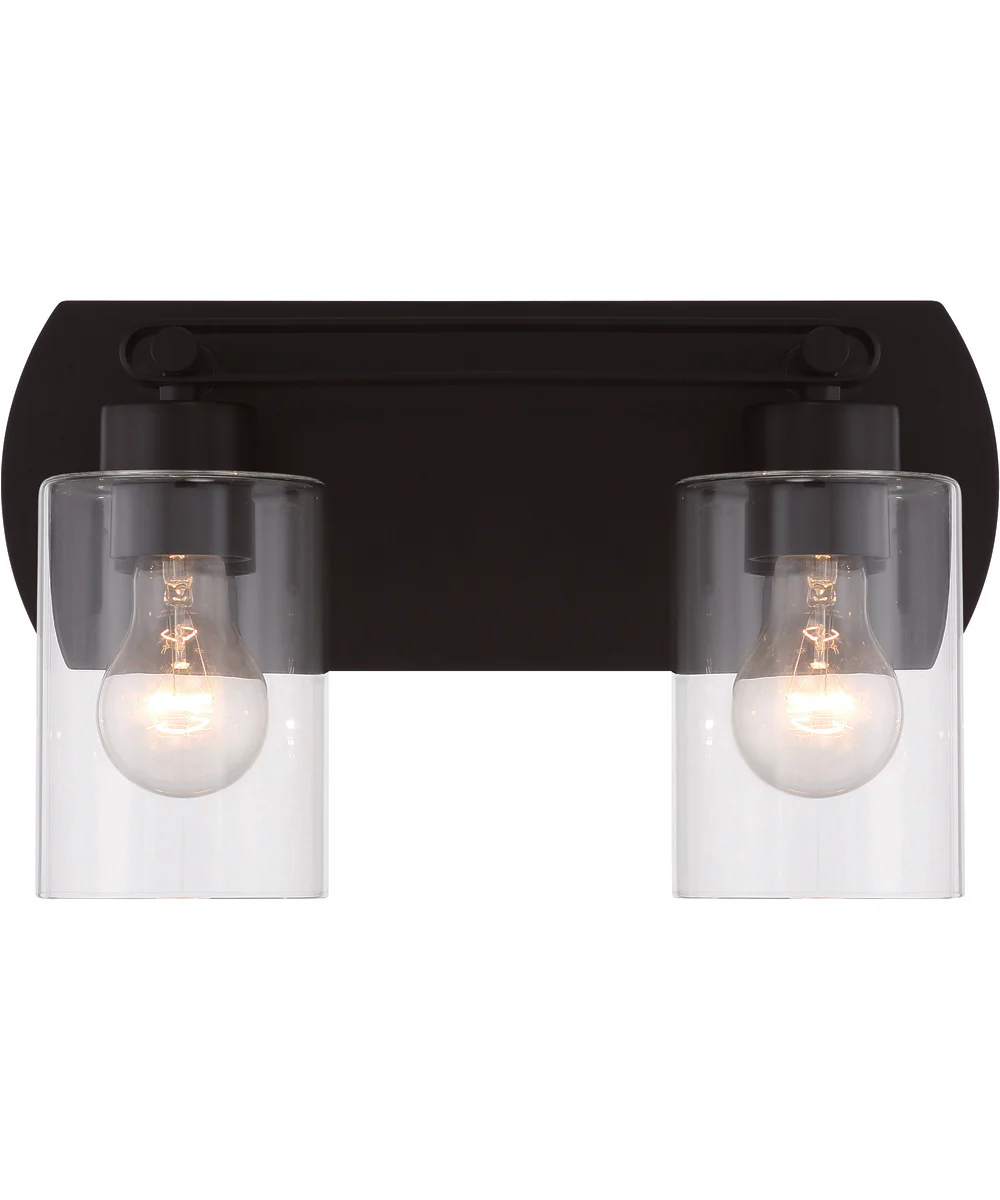 Hendrix 2-Light Lighting Flat Black - Image 4