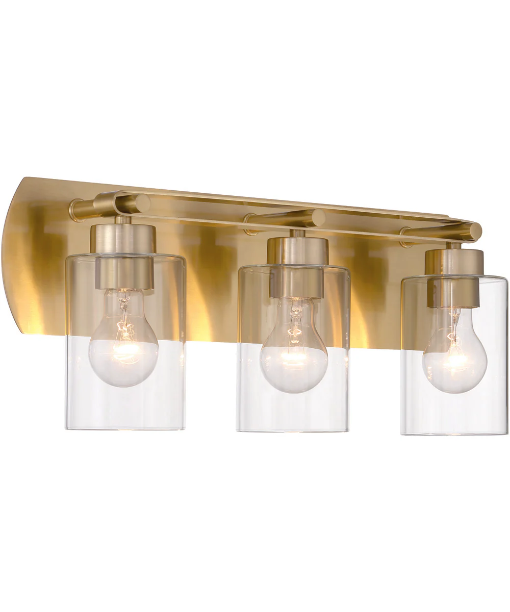 Hendrix 3-Light Lighting Satin Brass - Image 2