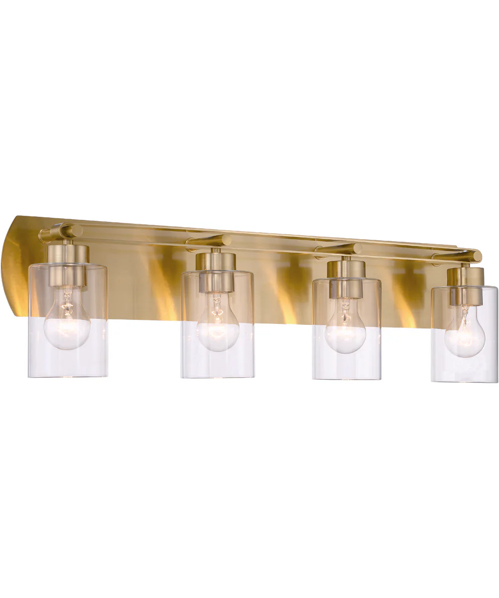 Hendrix 4-Light Lighting Satin Brass - Image 2