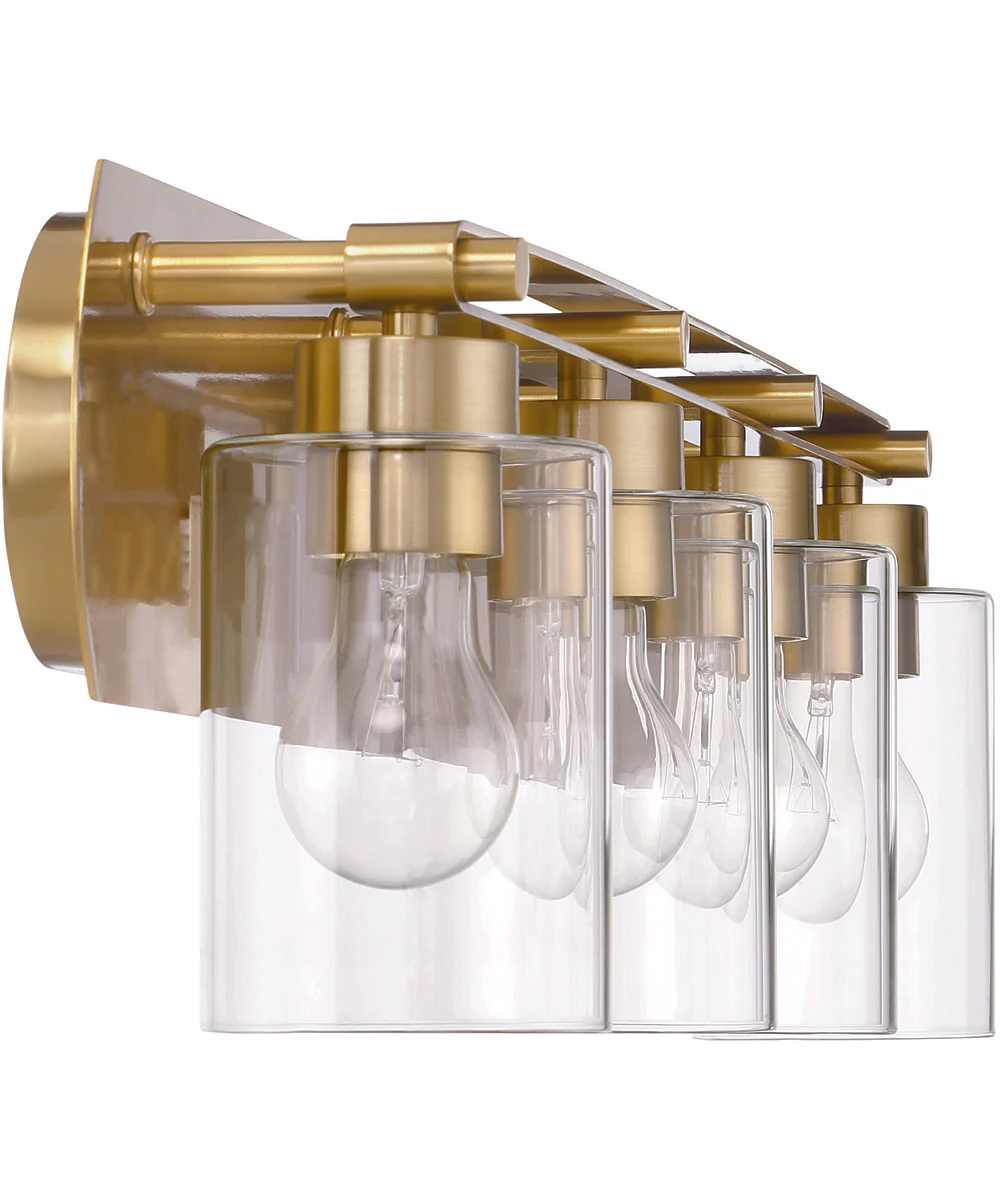 Hendrix 4-Light Lighting Satin Brass - Image 5