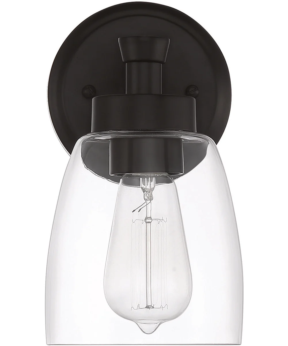 Henning 1-Light Wall Sconce Flat Black - Image 3
