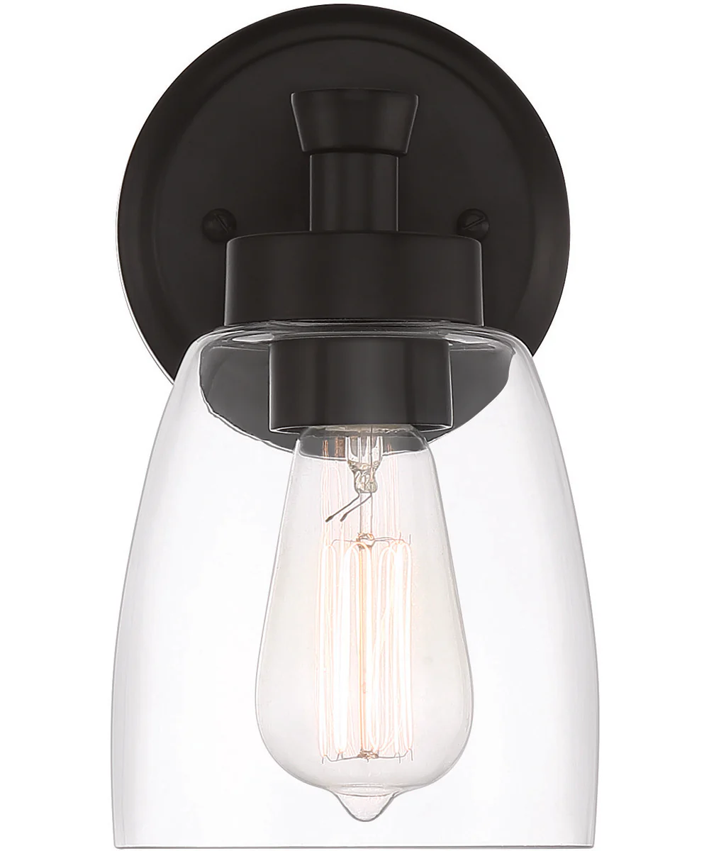 Henning 1-Light Wall Sconce Flat Black - Image 4