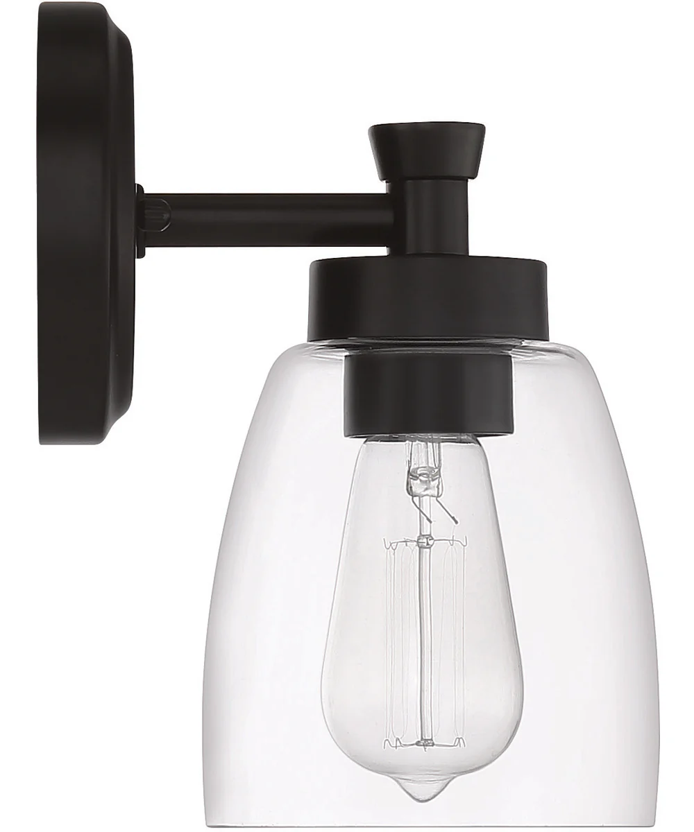 Henning 1-Light Wall Sconce Flat Black - Image 5