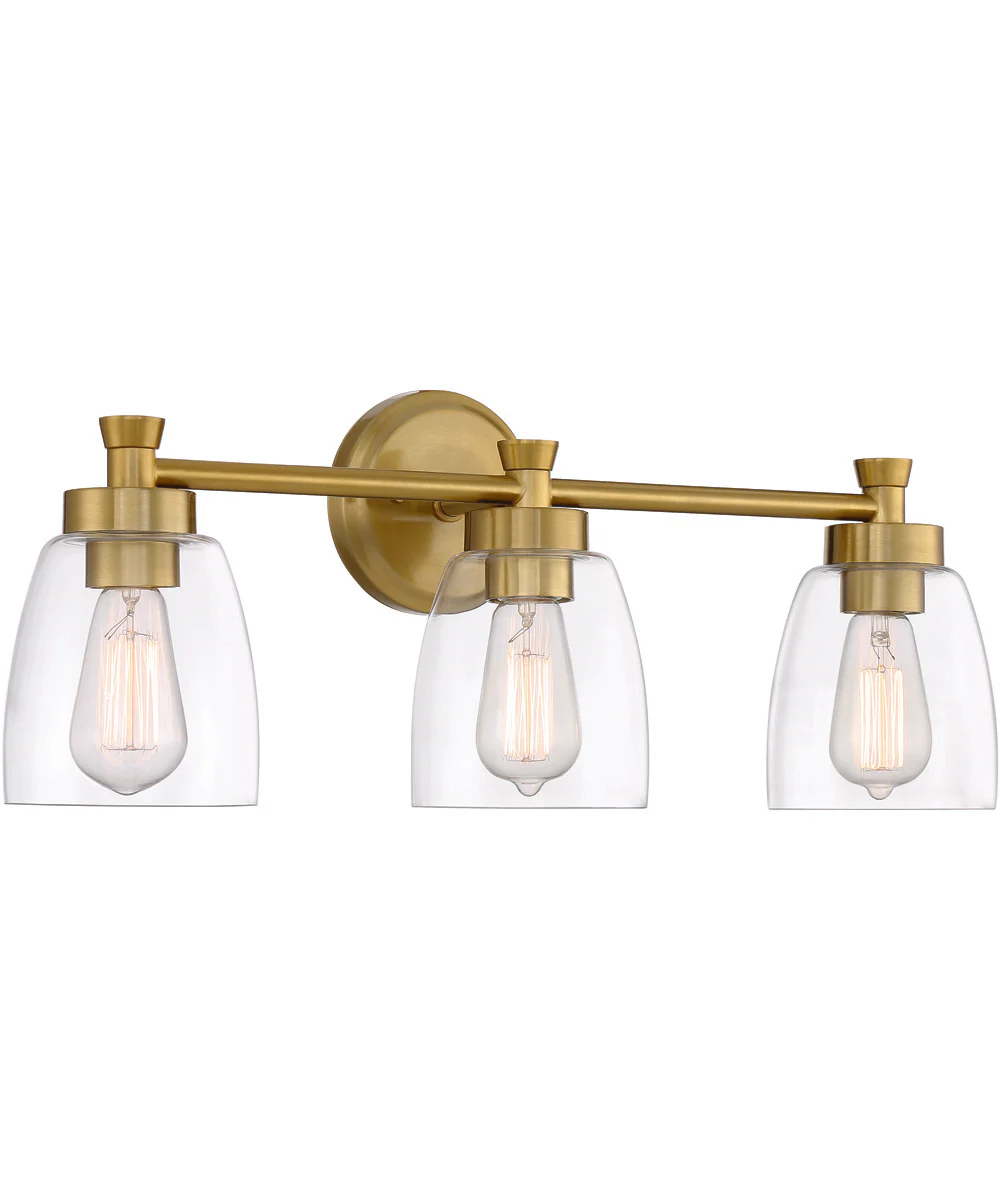 Henning 3-Light Vanity Satin Brass - Image 2