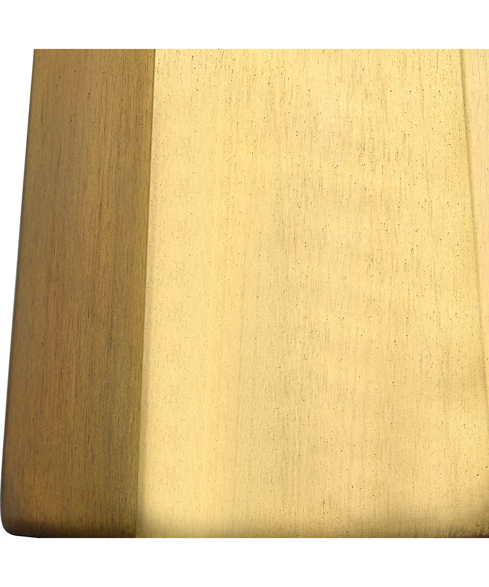 Hexagon Ceramic Gold Table Lamp with White Linen - Image 7
