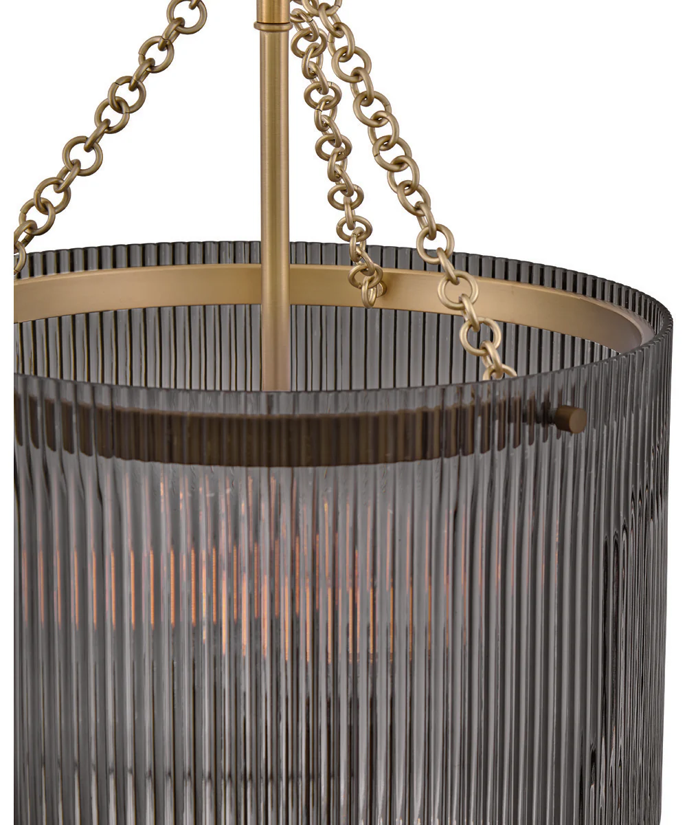 Adella 4-Light Medium Pendant in Lacquered Brass - Image 5