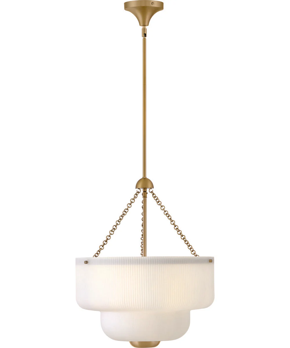 Adella 5-Light Large Pendant in Lacquered Brass - Image 3