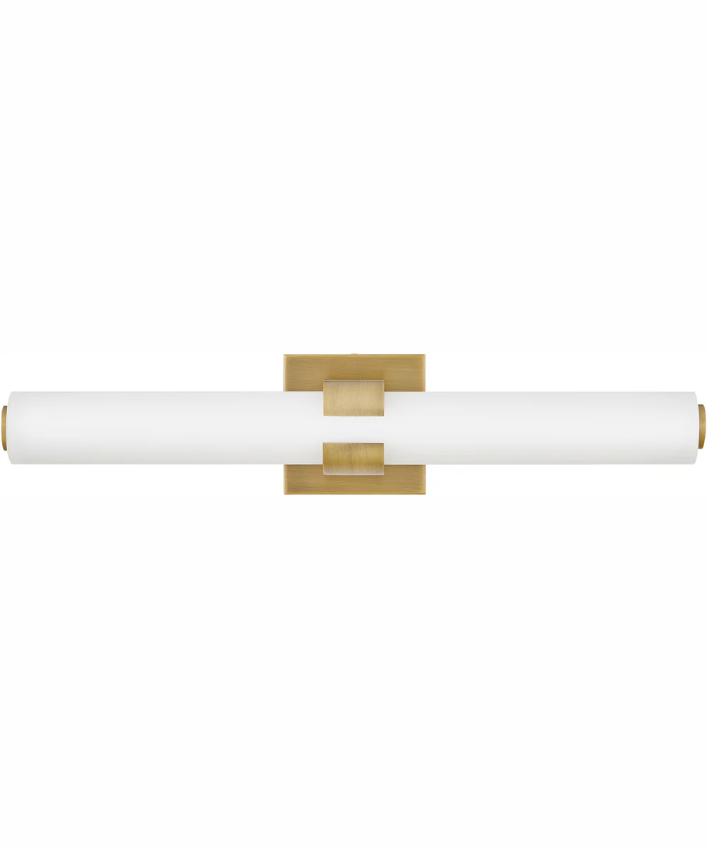 Aiden LED-Light Medium LED Vanity in Lacquered Brass