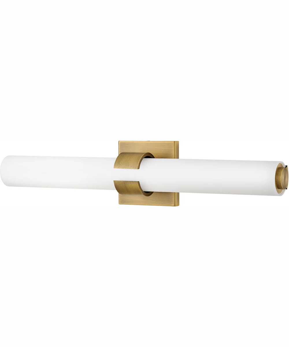 Aiden LED-Light Medium LED Vanity in Lacquered Brass - Image 2
