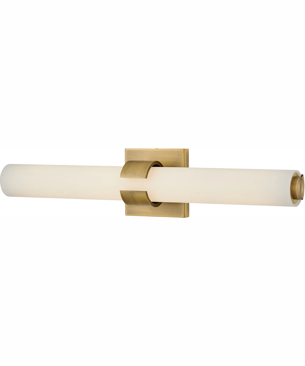 Aiden LED-Light Medium LED Vanity in Lacquered Brass - Image 3