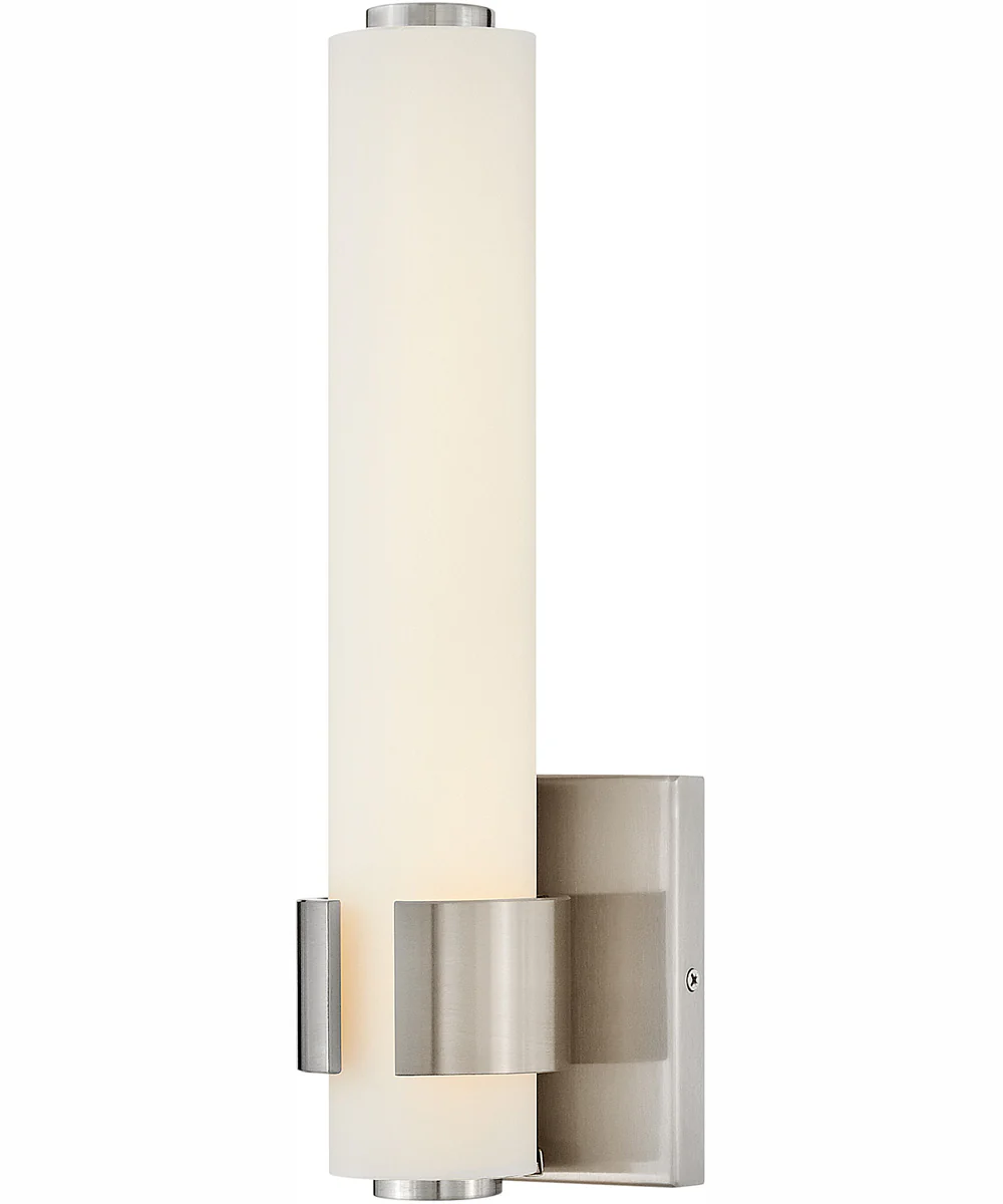 Aiden LED-Light Small LED Sconce in Brushed Nickel - Image 2
