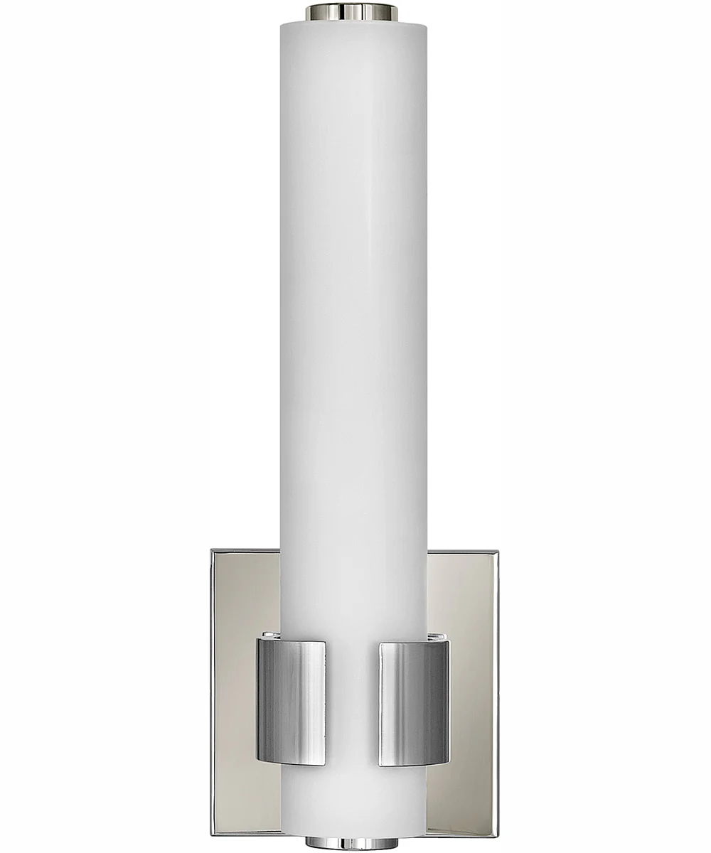 Aiden LED-Light Small LED Sconce in Polished Nickel - Image 2