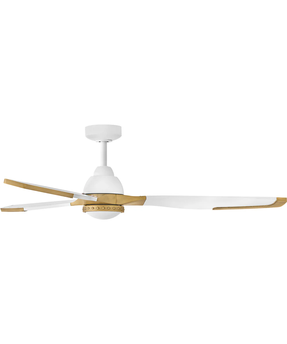 Aileron 60" LED Smart Fan Matte White - Image 2