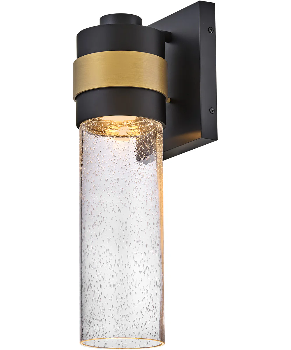 Albie 1-Light Medium Wall Mount Lantern in Black - Image 5
