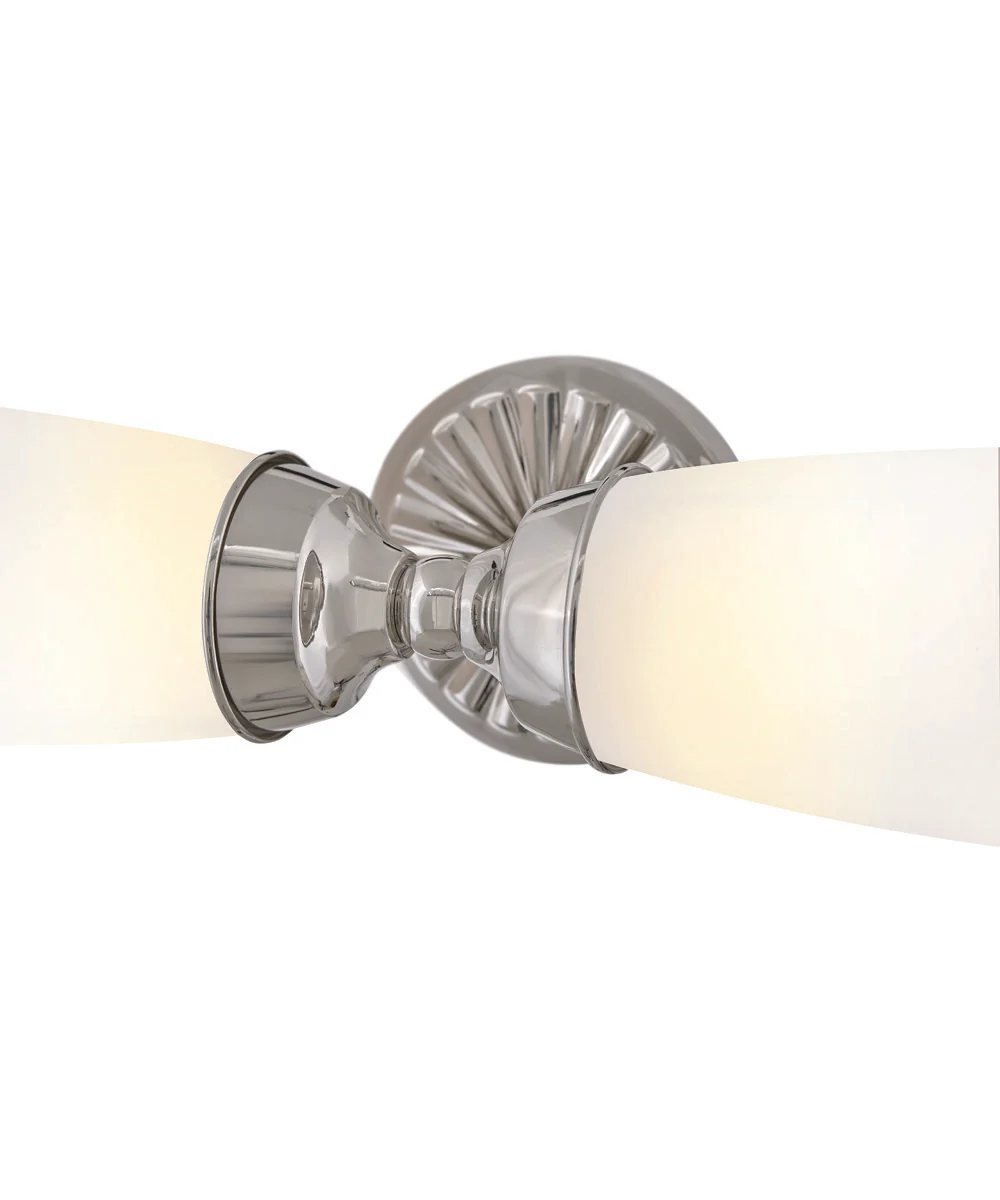 Alexis 2-Light Large Two Light Sconce in Polished Nickel - Image 7