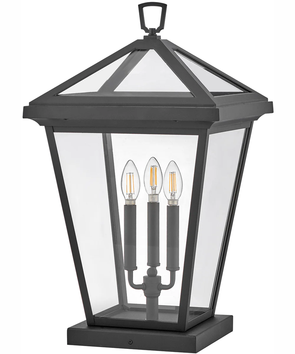 Alford Place 3-Light Large Pier Mount Lantern in Museum Black - Image 2