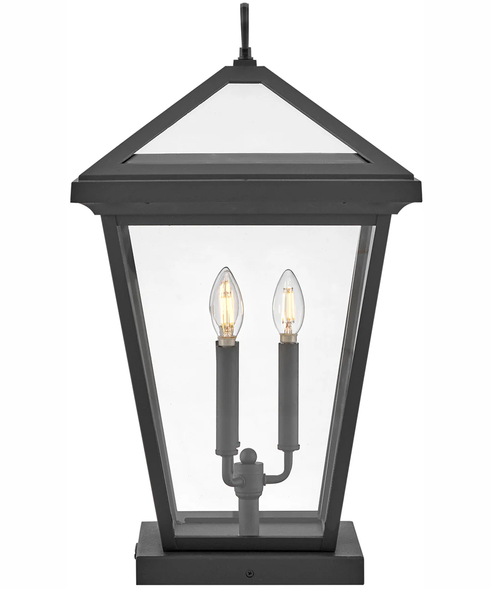 Alford Place 3-Light Large Pier Mount Lantern in Museum Black - Image 4