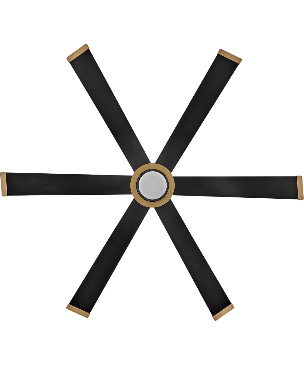 Andros 64" LED Smart Fan Matte Black - Image 4