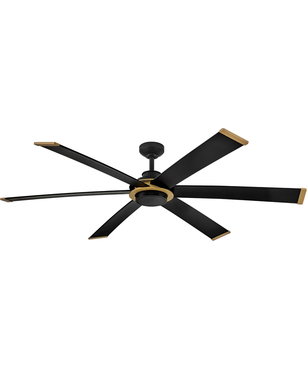 Andros 64" LED Smart Fan Matte Black - Image 5