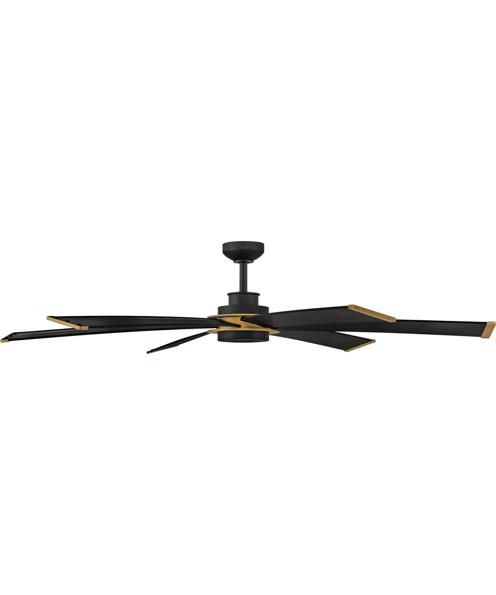 Andros 64" LED Smart Fan Matte Black - Image 6